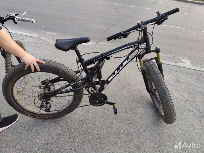 Велосипед bulls fatbike фэтбайк двухподвес