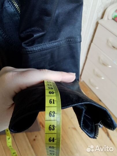 Кожаная куртка косуха 40, натуральная кожа