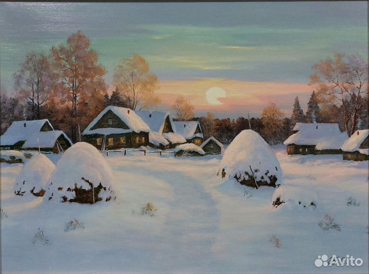 Картина маслом на холсте 