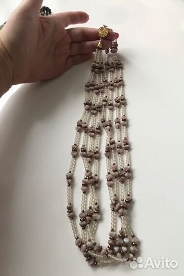 Бусы чешское стекло СССР