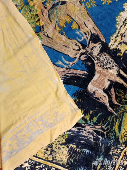 Кочер плюшевый. олени. СССР