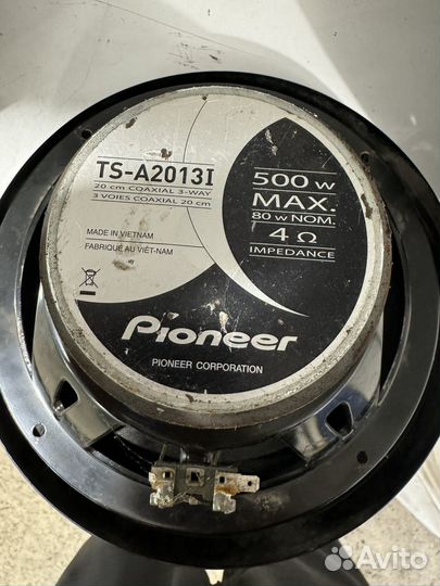 Pioneer колонки 20 см