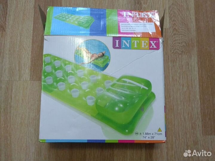 Надувной матрас intex 188*71