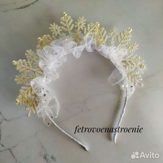 Ободок на новый год 