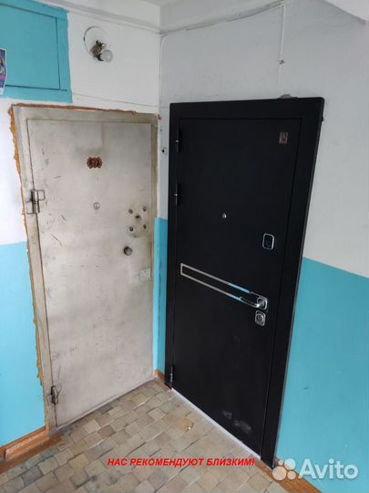 Тяжелая дверь металлическая под ключ
