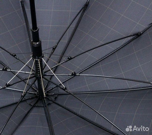 Зонт трость Три Слона 1353 10 спиц бамбук клетка