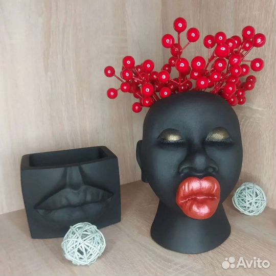 Кашпо из гипса. Гипсовое кашпо. Изделия из гипса