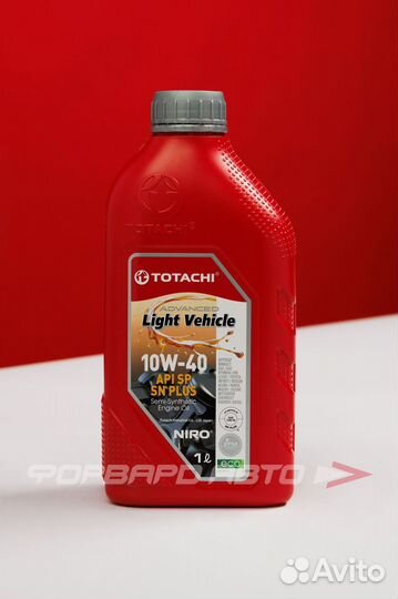 Масло моторное 10W40 1л, niro LV SN/CF (п/с) 19601 totachi Япония