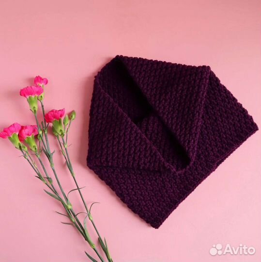 Снуд шарф детский (ручная работа, разные цвета)