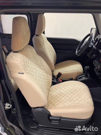 Чехлы экокожа Ромб Mercedes Sprinter от Автопилот