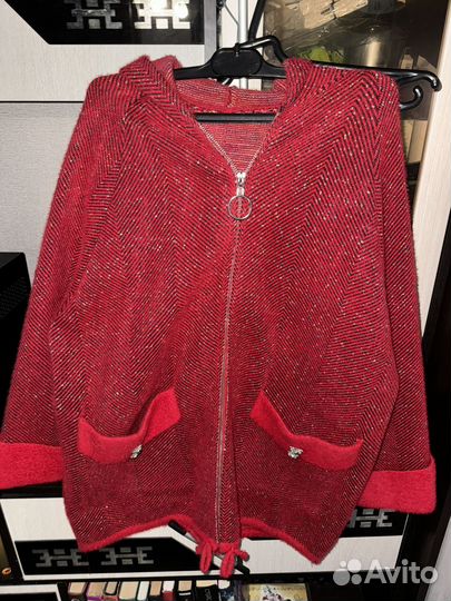 Теплый кардиган