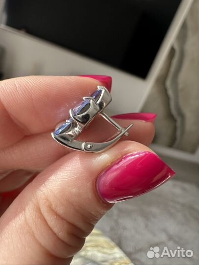 Новые серьги из серебра