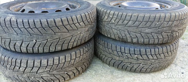 Зимняя резина r15 195 65 липучка с дисками