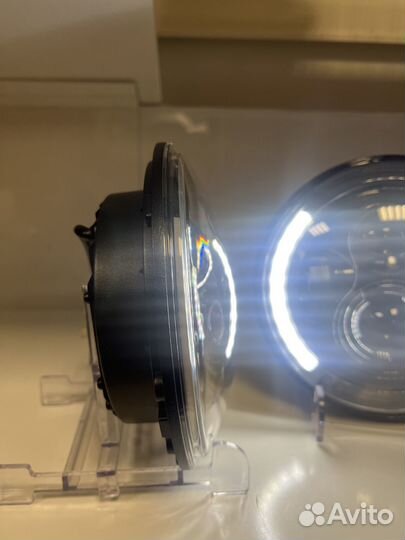 Диодные фары на ниву