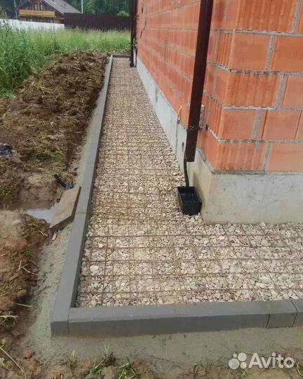 Отмостка вокруг дома