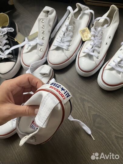 Кеды converse черные белые