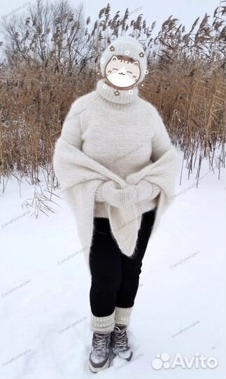 Свитер из собачьего пуха (самоед)