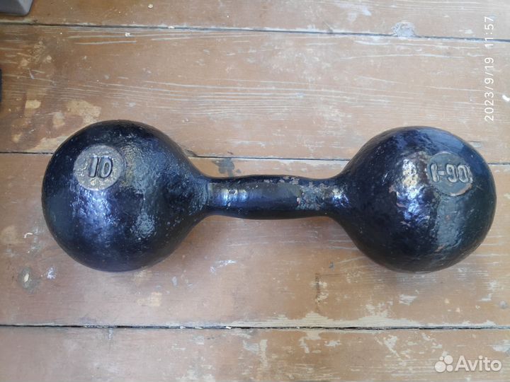 Гантеля 10 кг СССР