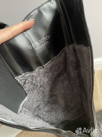 Зимние женские сапоги 38 натуральная кожа