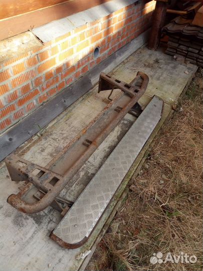 Силовые пороги mitsubishi pajero sport 2