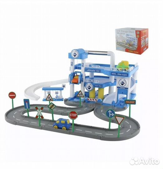 Паркинг 3 уровня полесье aral с дорогой