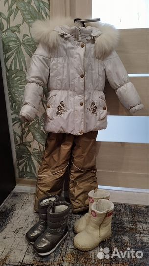 Костюм зимний для девочки 104-110
