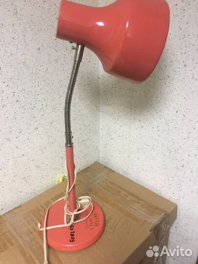 Настольная лампа СССР металлическая