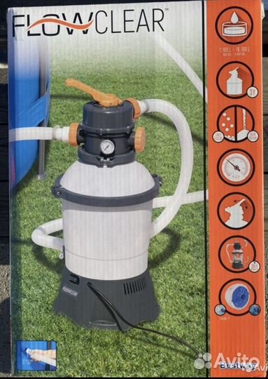 Песочный фильтр насос для бассейна 3028 л/час