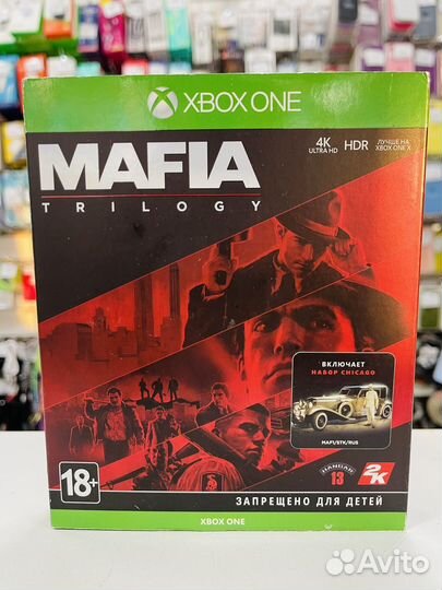 Диск Trilogy mafia Xbox one