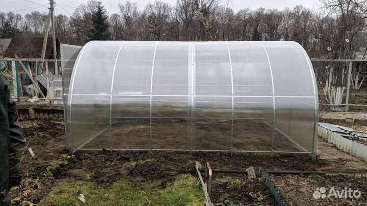 Теплица усиленная 10м поликарбонат,рассрочка