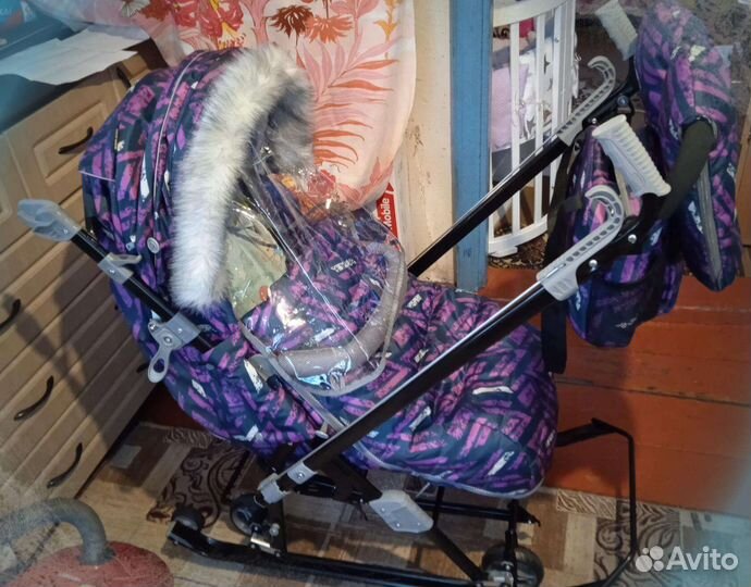 Детские санки коляска ника 7-8
