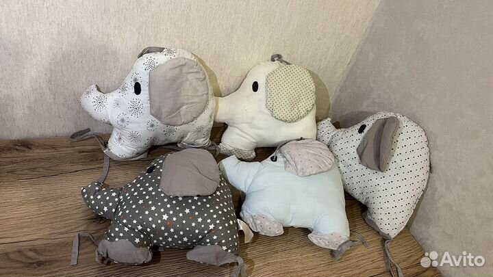 Бортики в детскую кроватку бу