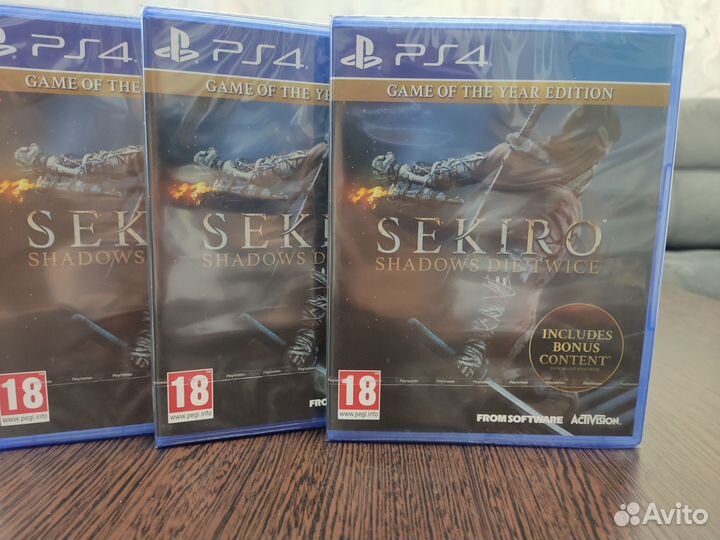 Sekiro Shadow Die Twice PS4/PS5 (новый)