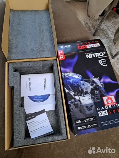 Видеокарта rx580 4gb sapphire nitro+