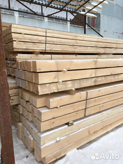 Доска обрезная 50х150х6000мм 1 сорт ГОСТ
