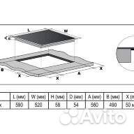 Варочная панель Evelux HEI 641 B индукционная