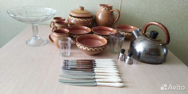 Посуда, ножи, и т.д
