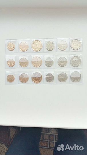 Монеты ссср- наборы