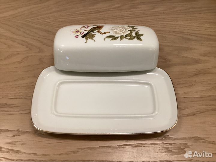 Масленка Райские птицы фарфор Япония