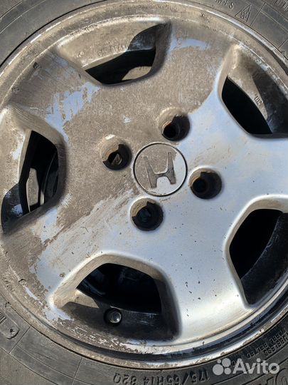 Летние колёса на литых японских дисках r14