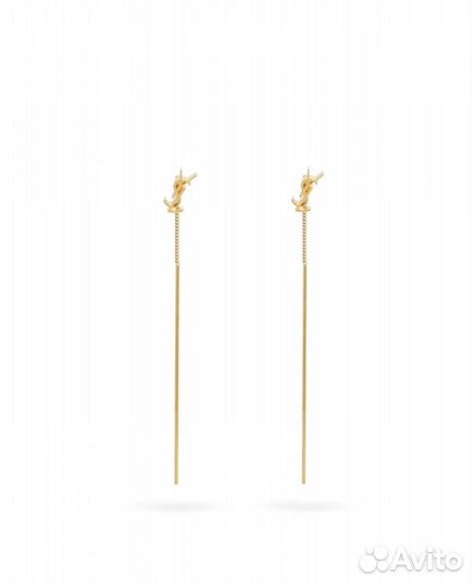Серьги Saint Laurent