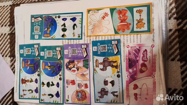 Вкладыши от киндеров #4