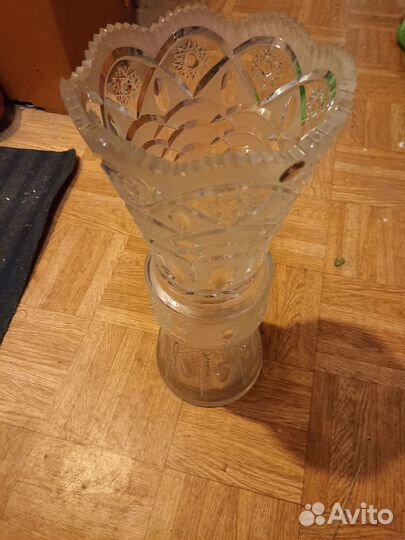 Ваза хрусталь большая