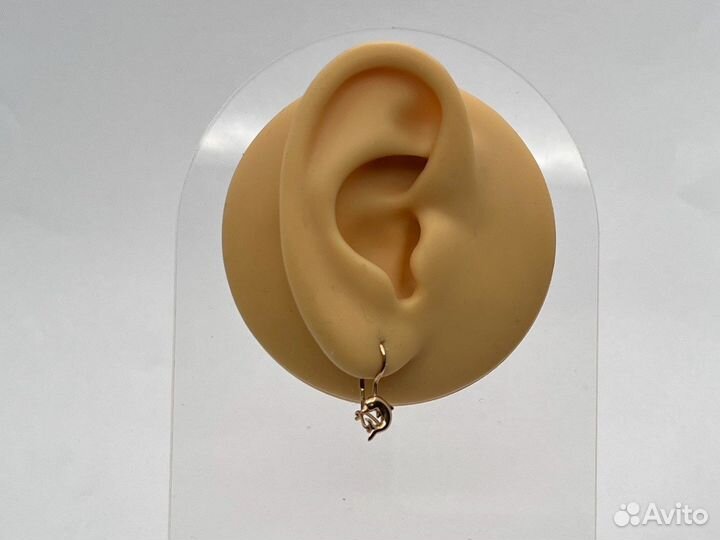 Золотые серьги 585 пробы