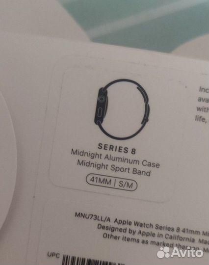 Часы apple watch 8 41 mm новые