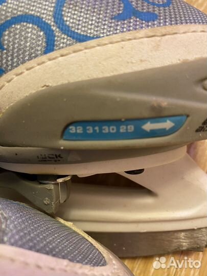 Коньки larsen раздвижные размер 29-32