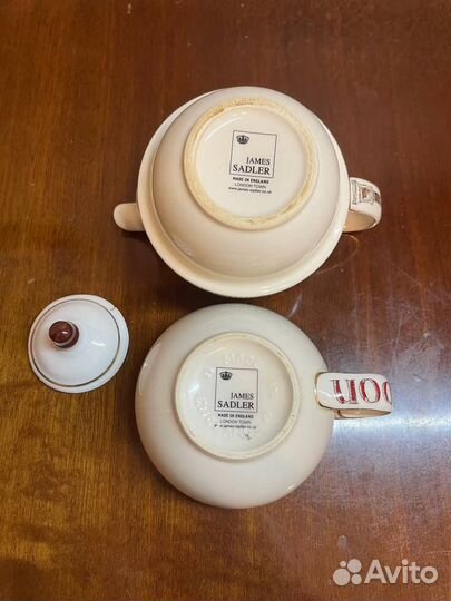 Заварочный чайник и чашка Англия