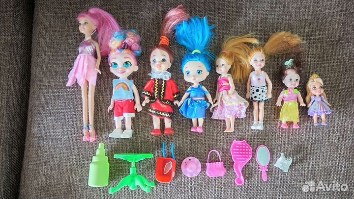 Куколки с аксессуарами пакетом