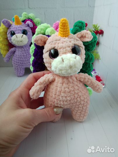 Вязаные единороги