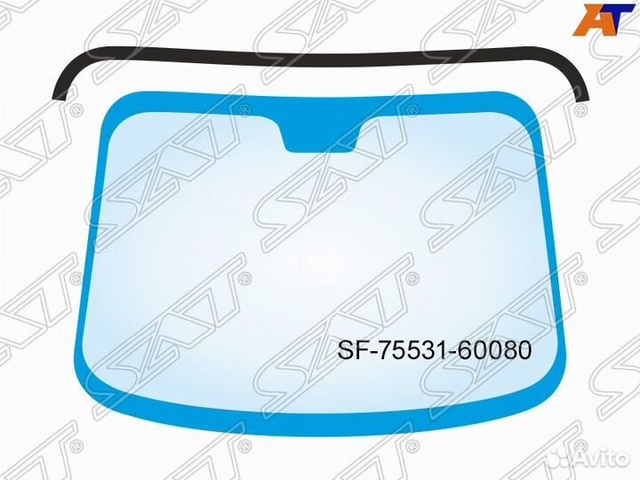 Уплотнитель лобового стекла верхний TY LC 200